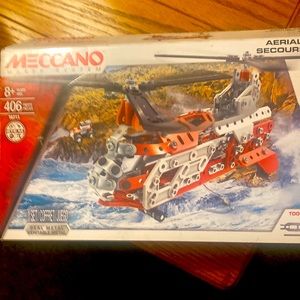 Meccano Maker System 20 Model Aerial Rescue 406 Pieces Set